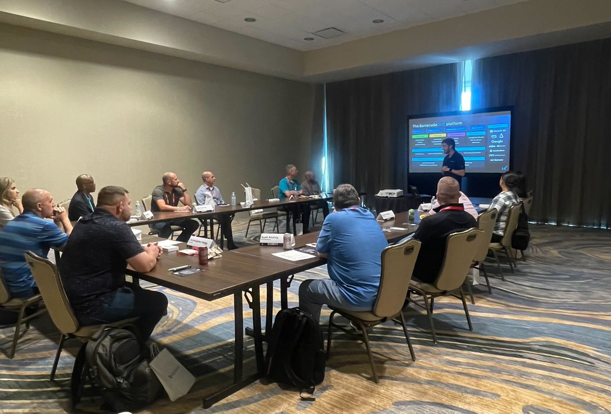 BarracudaMSP's tweet image. #XChange NexGen in Houston, Texas has just wrapped up! A big thanks to @TheChannelCo and all of the MSP attendees and speakers who made it unforgettable. #MSPs #cybersecurity