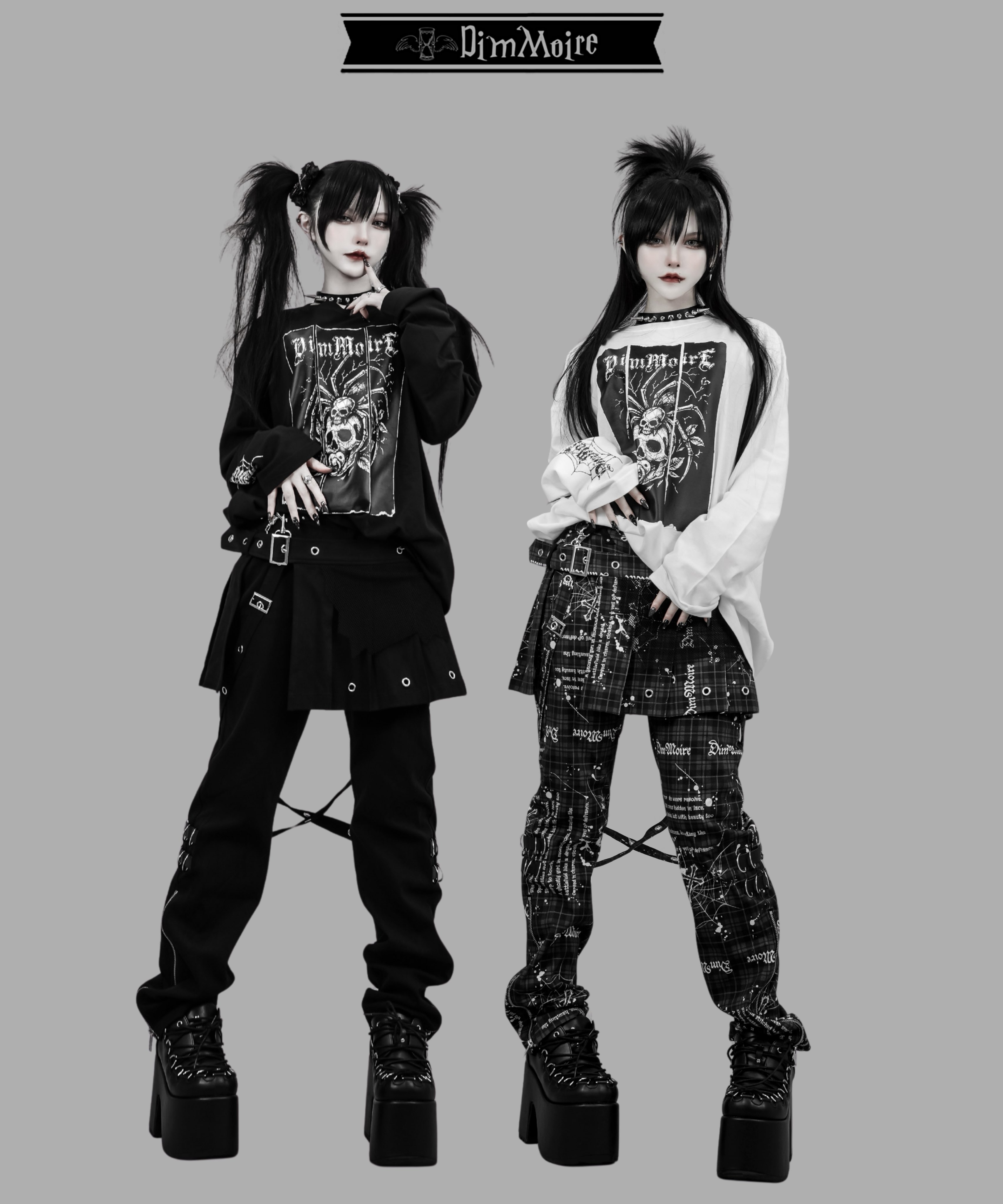 DimMoire スタッズボンテージパンツ　BLACK RE:CHAIN ボンテージパンツ【Black】 | DimMoire