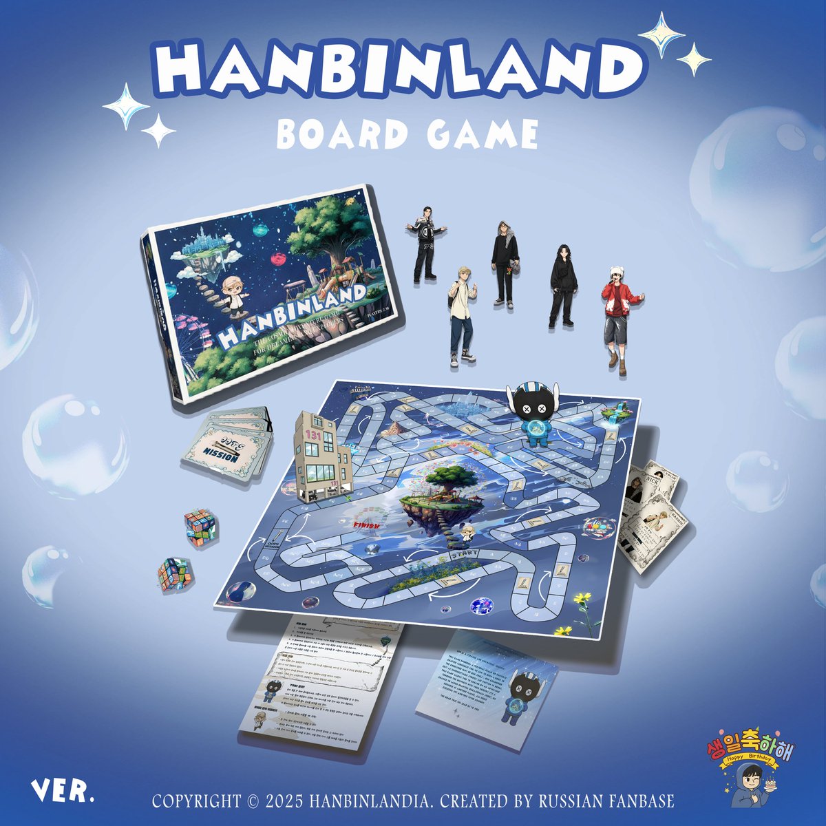 BI_RUSS1A's tweet photo. HAPPY HANBIN DAY! Gifts sent to Hanbin for his birthday from the Russian Fanbase✨
- Board game - "HANBINLAND" adventure game
▫️Developed and created based on the story of #TEAMBI and Hanbin himself
- B.I LEGO ver.
▫️Collection of LEGO figures
#LoverBoiHanbinDay https://t.co/4W0Q4zrqSG