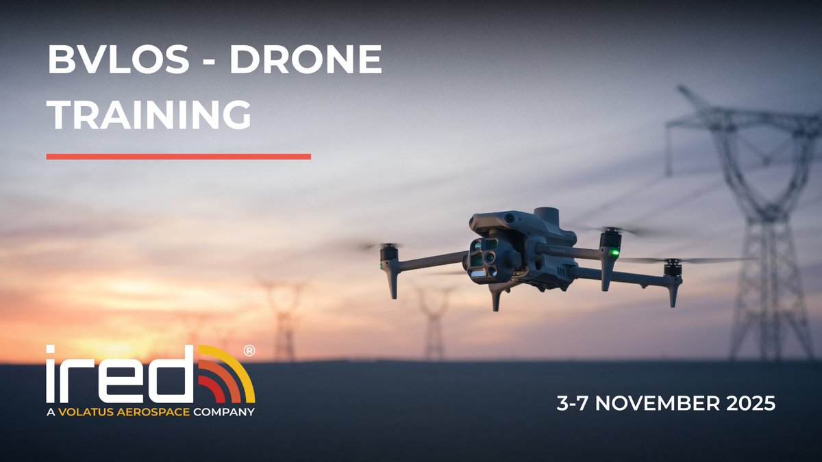 ired_drones's tweet photo. Final boarding call! iRed’s BVLOS Training runs 3–7 Nov in Emsworth.

Learn to fly beyond visual line of sight—safe, legal &amp; strategic.

Secure your seat: https://t.co/Cv2jI6t51L

#BVLOS #DroneTraining #iRedTraining https://t.co/DzZsOSloAk