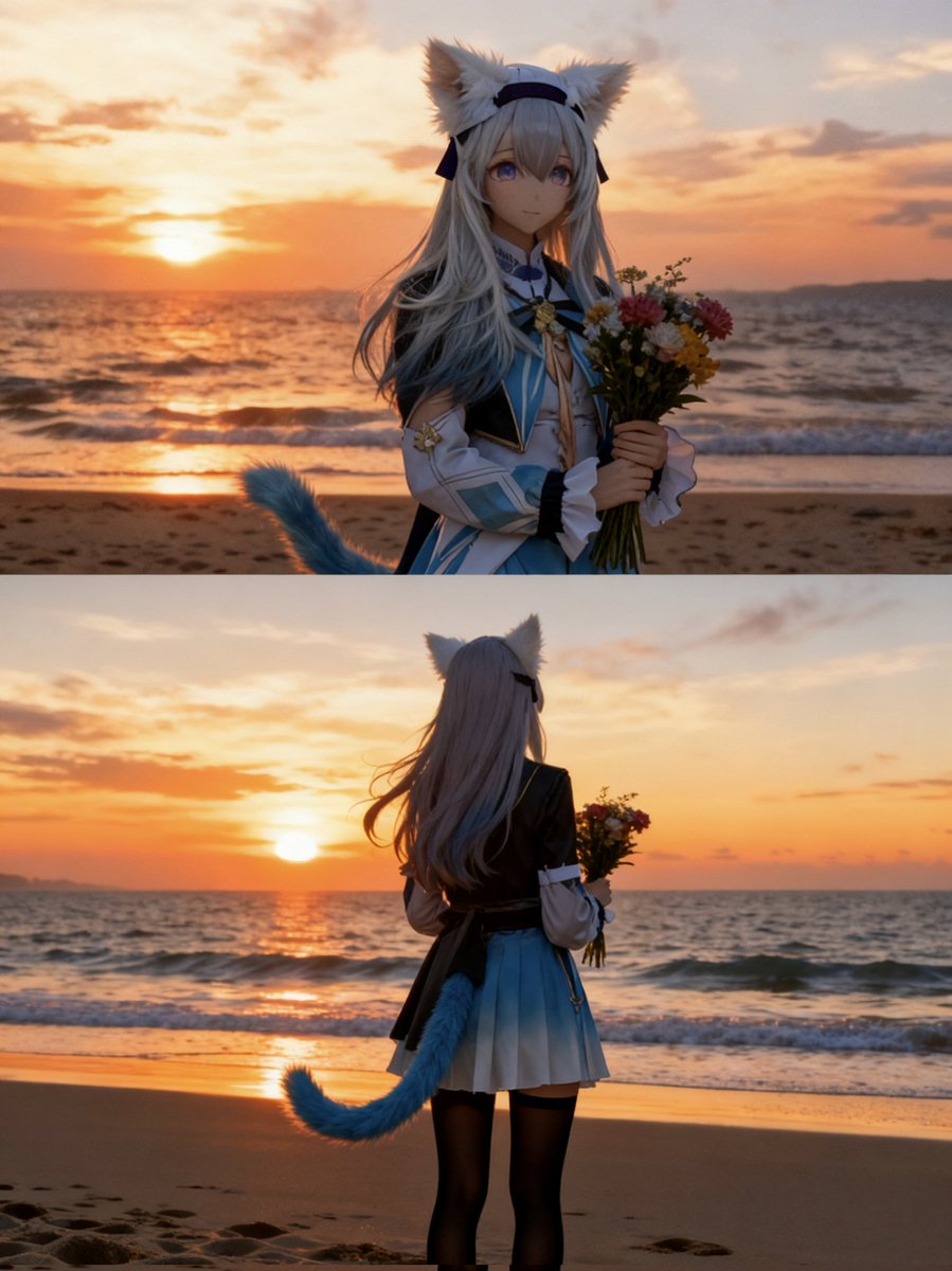 454588C's tweet photo. AI是个好东西解决了我对作品上的难题 https://t.co/iE2e8dPfIa