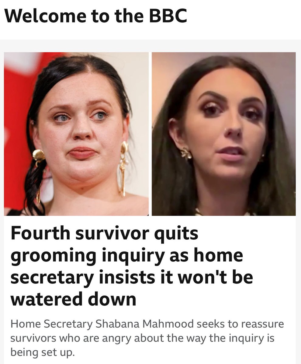 Well done to everyone who refused to be silenced or gaslighted. Your persistence has made this the lead story on the BBC.

<a href="/jessphillips/">Jess Phillips</a>’ position is now untenable. What has been done to these survivors is disgraceful. And that was before she accused them of lying.

The evidence