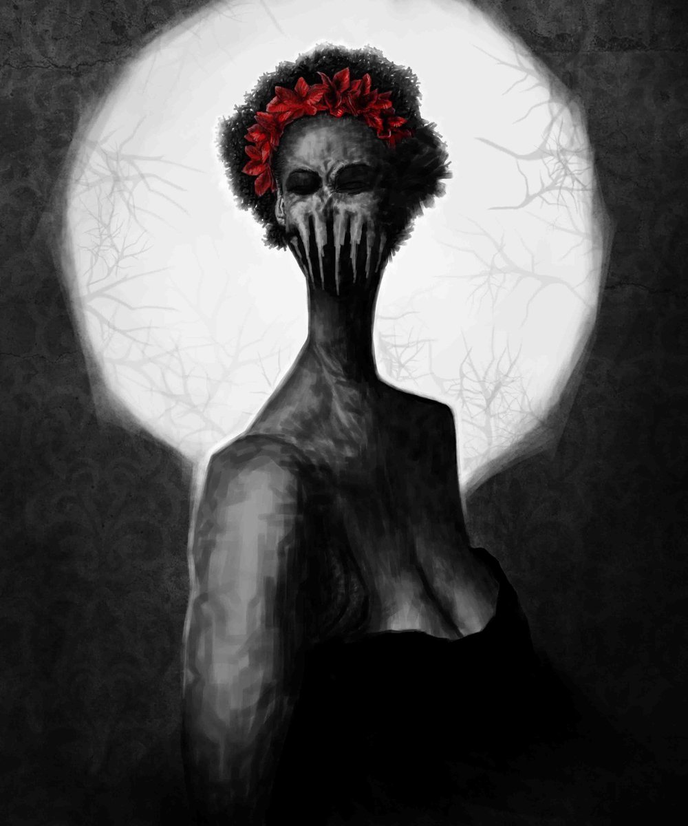B1ack_Hawk_sb's tweet image. Gm Friends!🌹🖤💀 
Happy Wednesday 

#darkart #digitalpainting