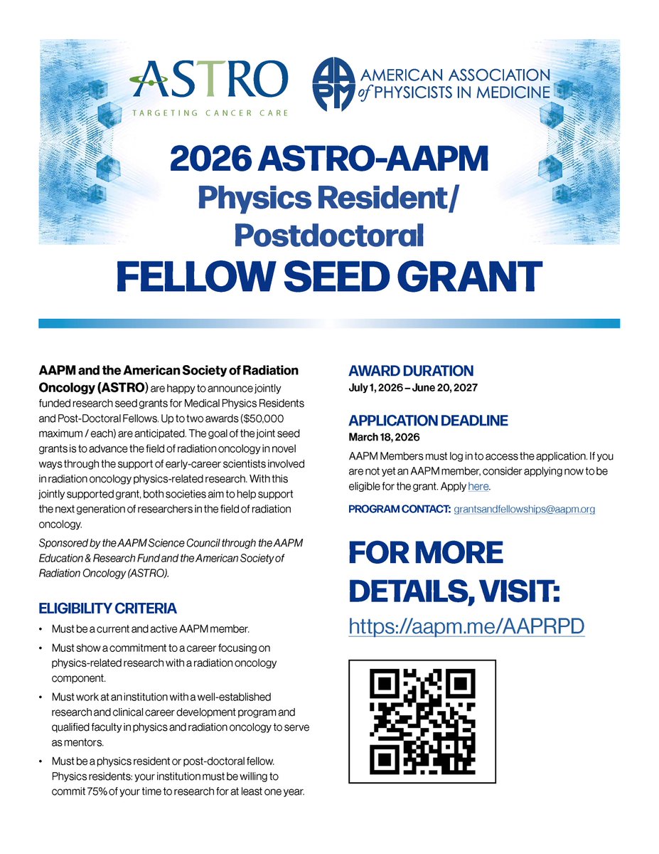 American Association of Physicists in Medicine tweet media