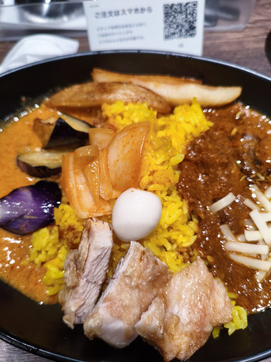 #tasoのヤエスメシ
秋葉原カリガリ　AKIBAカレー(1510円)