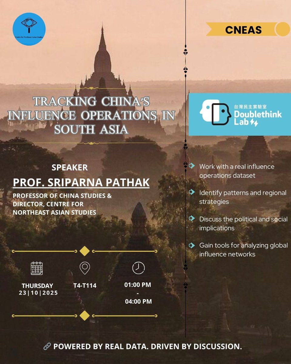 Sriparnapathak's tweet image. China&apos;s influence operations in South Asia leverage economic investments, strategic partnerships, and information campaigns to expand its regional dominance. 

Through the Belt and Road Initiative, China funds infrastructure projects in countries like Pakistan, Sri Lanka, and…