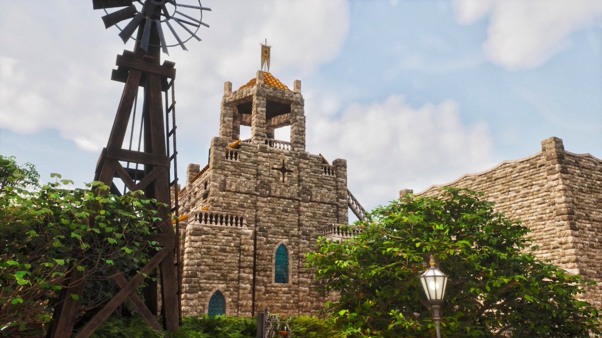cfcsoccer36's tweet image. あげ忘れていたラグナ拠点🏰
城下町をイメージしました😌
お城スキンと関係MODが優秀!
長らくいるマップなので少しずつ
建築していく予定🦖
#ARKSurvivalAscended 
#Arkphotmode
#ASA