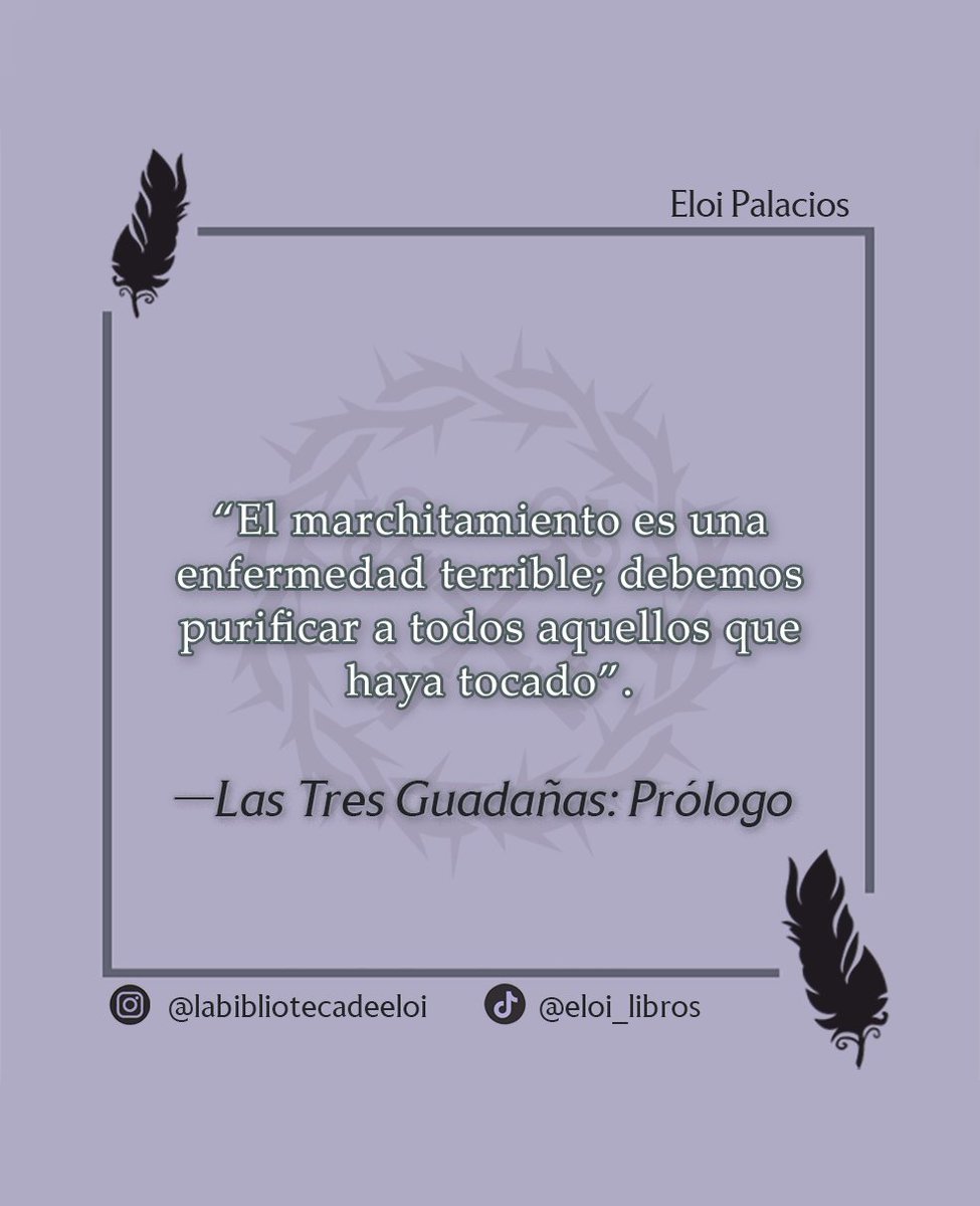 lastresguadanas's tweet photo. #Citaliteraria del mes.
Tres encapuchados bajo un cielo estrellado. Una reina enmascarada apunto de ser sellada. Prólogo de Las Tres Guadañas ya disponible en :
https://t.co/daFWnPZMB9

#lastresguadañas #eloipalacios #librosdefantasía #fantasiaoscura  #fantasiacosmica #zefiro https://t.co/Y31NAURT9E