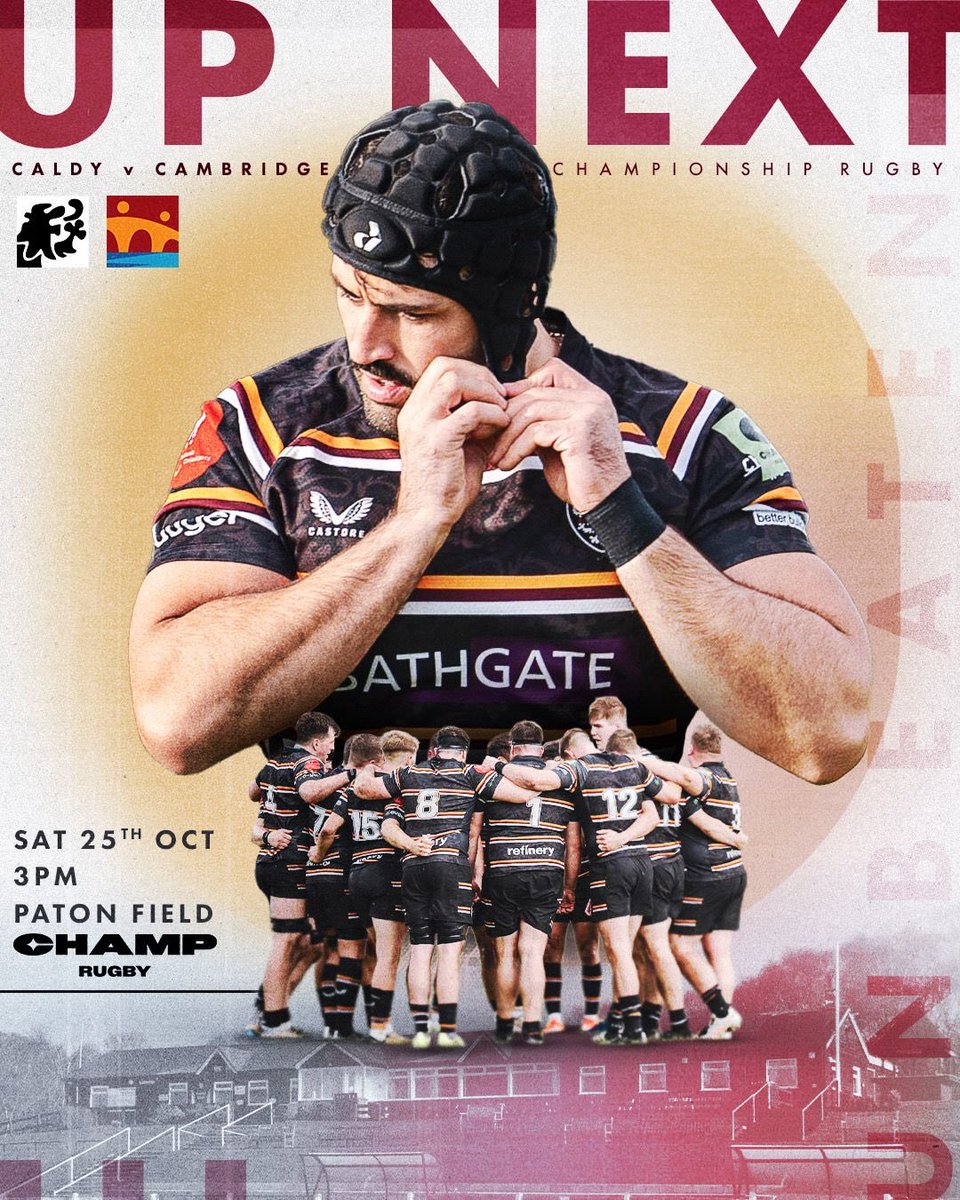 🆙 𝗡𝗲𝘅𝘁

T-Minus 4 days until our next fixture.

Can we maintain our unbeaten start to the <a href="/Champrugby/">Champ Rugby</a> season? 
Be there to find out ⤵️

🆚 <a href="/camrufc/">Cambridge Rugby 🏉</a> 
⏰ 3PM
📆 Sat, 25th October
🎟️ caldyrugbyclub.com/match-tickets/
🥂 Hospitality available, please contact our socials for info

#Ravers