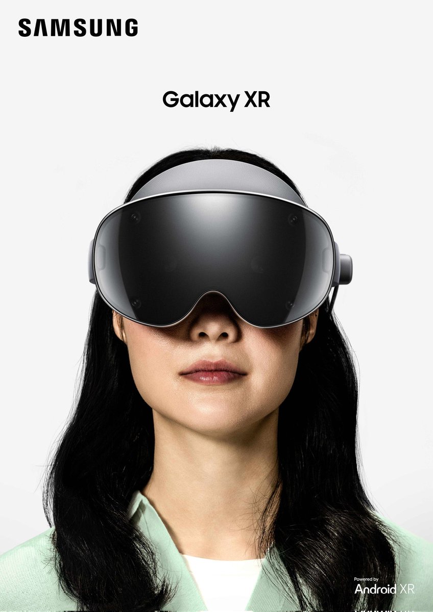 techtemperatur's tweet photo. Samsung Galaxy XR mixed reality headset at half Apple Vision Pro’s price. 

27MP dual micro-OLED, Snapdragon XR2+ Gen 2, 16GB RAM, dual 6.5MP cams, Gemini AI. Will it fail like Vision Pro &amp; Meta Quest Pro, or change the XR game?

#SamsungGalaxyXR #XR #TechNews https://t.co/iQxnNqdb8v