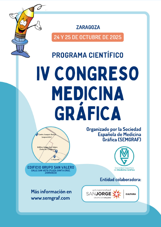 ¡Estamos ya calentando motores!
Gracias a quienes han hecho posible este inminente IV congreso de #MedicinaGráfica A #ProyectosYPersonas (eficiente y generosa secretaría técnica), a las entidades colaboradoras. Y especialmente a <a href="/rafael_rmarron/">Rafa Marron</a> y <a href="/marinapeix_/">Marina Peix</a> por su entrega!