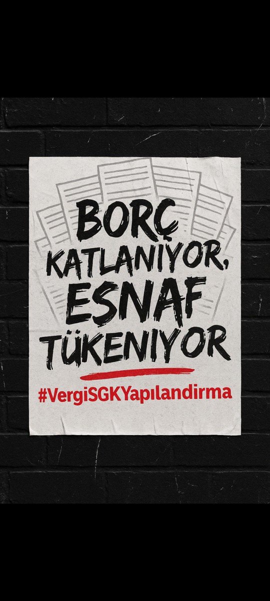 #VergiSGKYapılandırma 
<a href="/MhpTbmmGrubu/">MHP TBMM Grubu #MHP</a> 
<a href="/Akparti/">AK Parti</a> 
<a href="/herkesicinCHP/">CHP 🇹🇷</a> 
<a href="/rprefahpartisi/">Yeniden Refah Partisi</a> 
<a href="/iyiparti/">İYİ Parti</a>