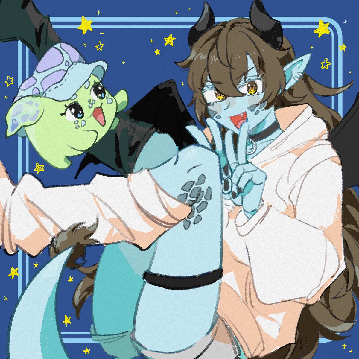 🌃Es wird immer schneller dunkel 🌃
Dafür sieht man die Sterne jetzt früher!
Ich mag es nachts durch die leeren Straßen zu streifen und einfach alles auf mich wirken zu lassen.

🎨<a href="/munaita5okuen/">ピヨ太郎</a>