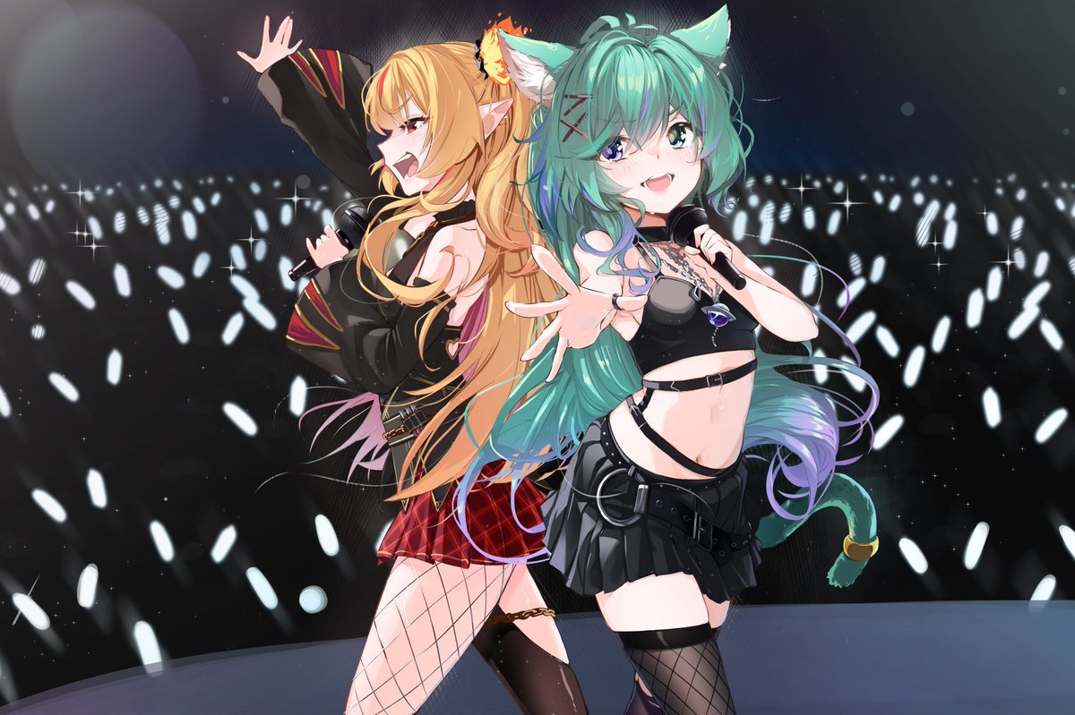 Friends that support you and give you the courage to fight for your dreams are really special. That's why I wanted to see these two together at least once.

Thank you for everything Reina. keep following the light

🎨:<a href="/Nean_Black/">Nean↝⛓️🩵</a>

drive.google.com/drive/u/5/fold…

#rubyllust #RonroneArt