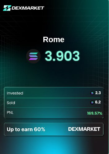 FarsonLorr50273's tweet photo. Don't sleep on $ROME, it's building momentum https://t.co/IplPPdGog4