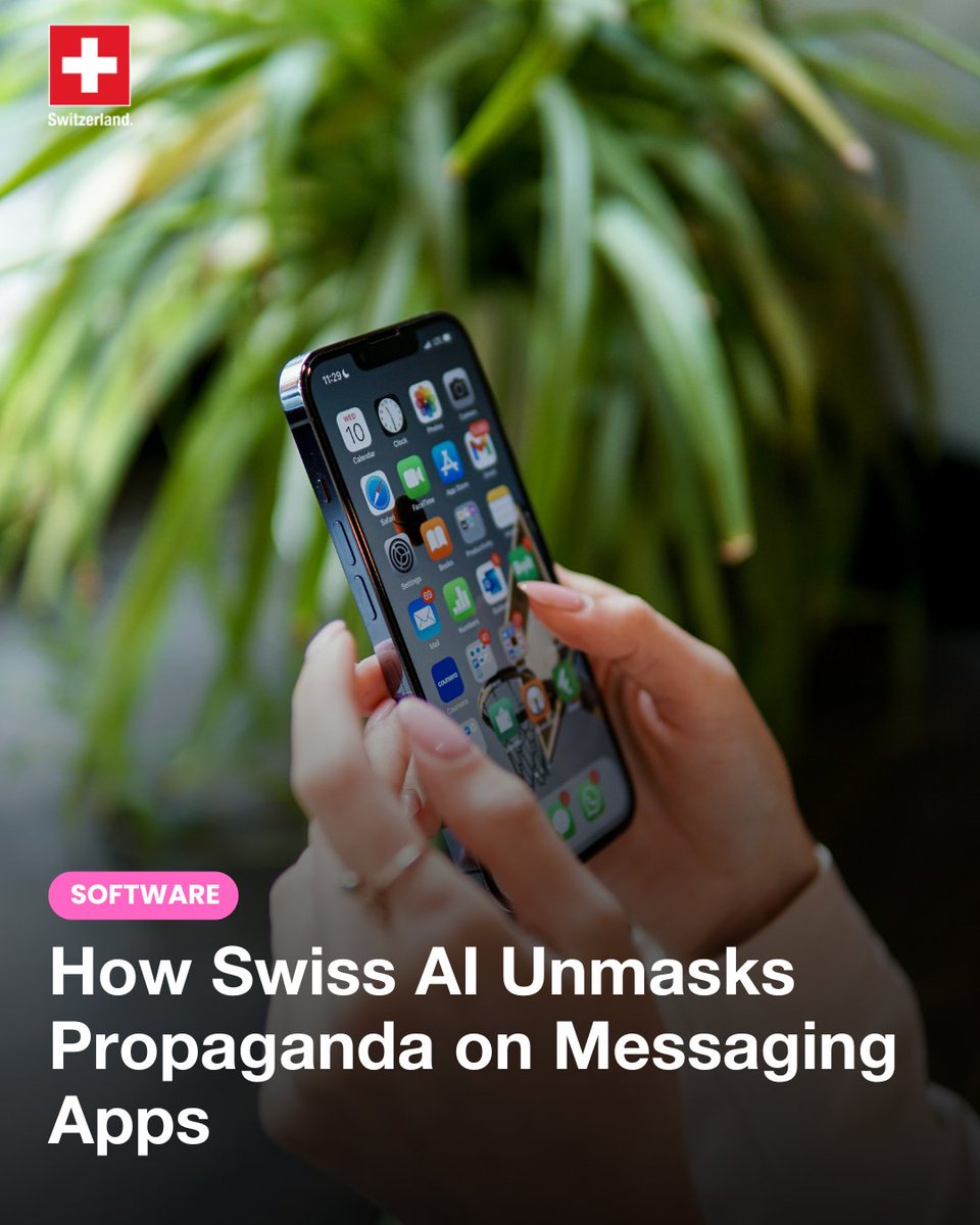 When misinformation spreads faster than truth, innovation becomes a shield.

🔎Researchers from <a href="/EPFL/">EPFL</a>, <a href="/maxplanckpress/">Max Planck Society</a> &amp; <a href="/ruhrunibochum/">Ruhr-Universität Bochum</a> built an AI that detects propaganda with 97.6% accuracy.

Science + ethics = 🇨🇭 innovation.
👉 bit.ly/4hbogeU