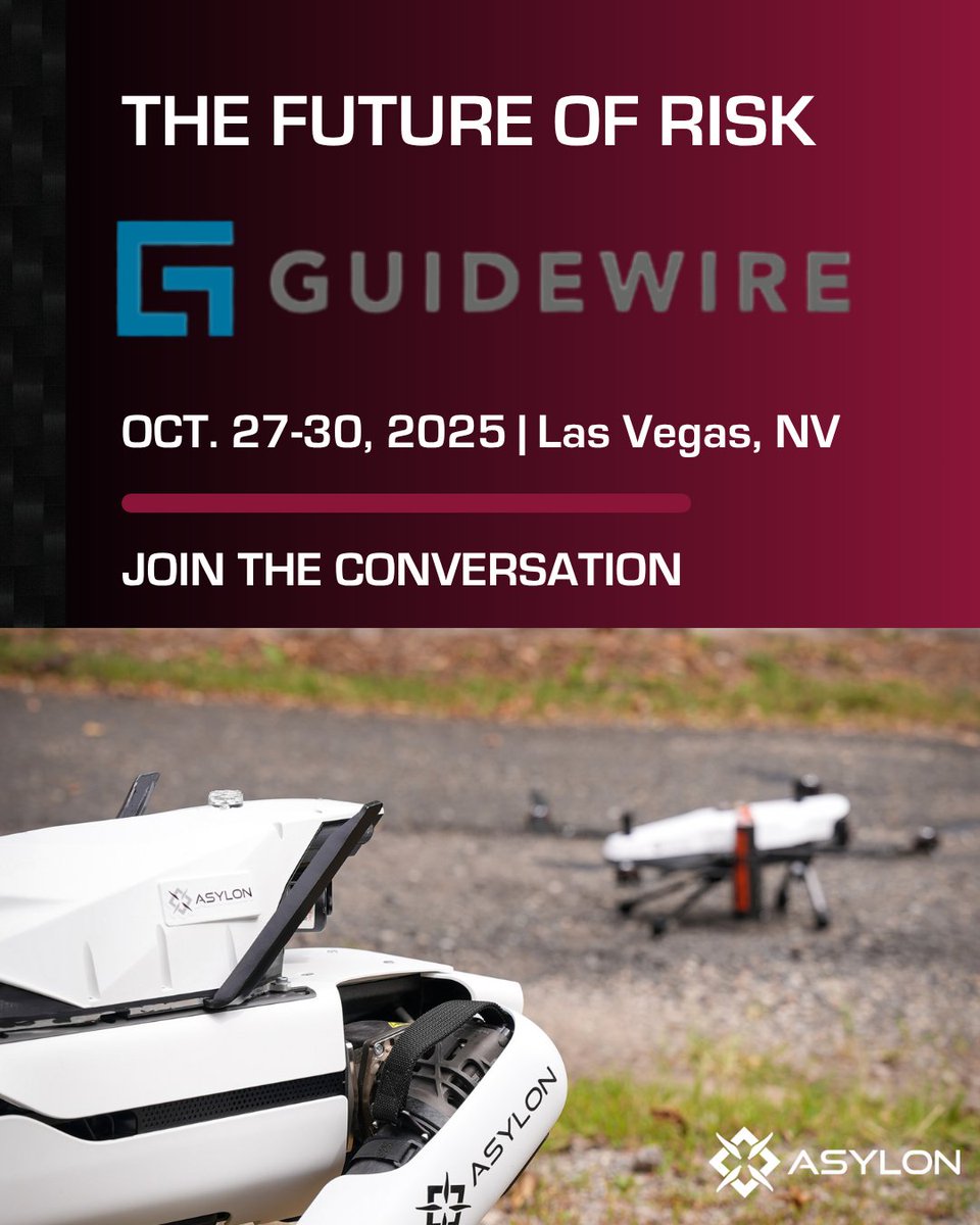asylonrobotics's tweet image. What's next for P&C risk when traditional models fail?
Join Asylon's Dennis Crowley on the "Future of Risk" panel at @Guidewire_PandC Connections to discuss proactive loss control tech.
🗓️ Oct 28 at 2:15 PM PT
📍 Cobalt 3-4- Level 4
hubs.la/Q03MSynb0
