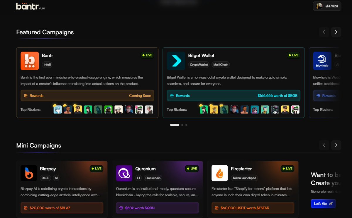 Web3 成熟期：从思想到行动，变革先锋重塑价值生态

Web3 已迈入成熟期 —— 不再是喧嚣的炒作，而是蕴含真正价值的变革。真正的建设者们正打造这样的系统：让易用性、智能性与隐私保护实现无缝共存，更让思想影响力转化为实实在在的产品价值。

引领这场变革的先锋👇
<a href="/Bantr_fun/">Bantr</a> | <a href="/blazpaylabs/">Blazpay</a>  |