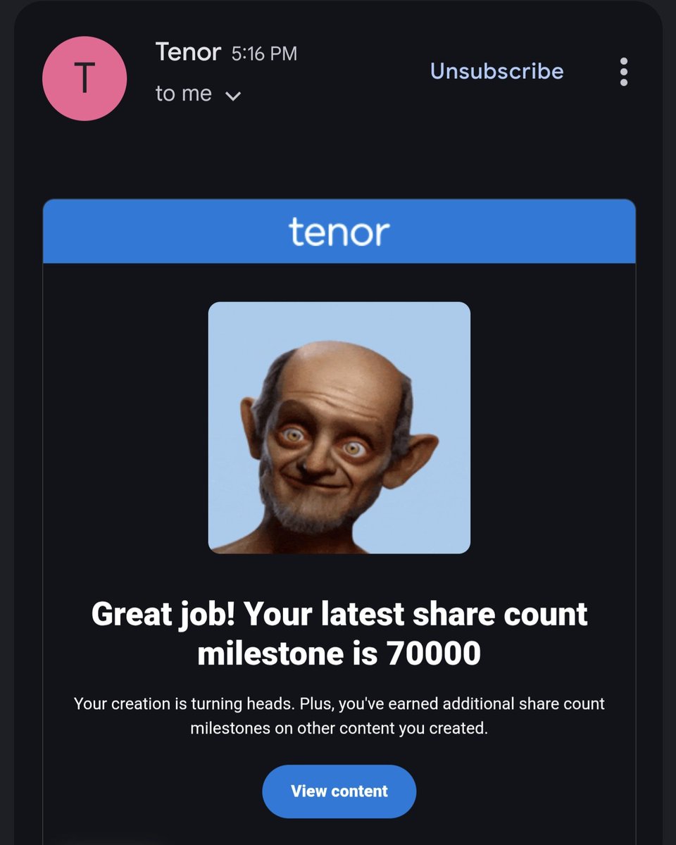 Even da $GRELF himself was surprised ta see dis gif reach over 70,000 shares!
Peeps are bein introduced ta #Hedera in strange ways.