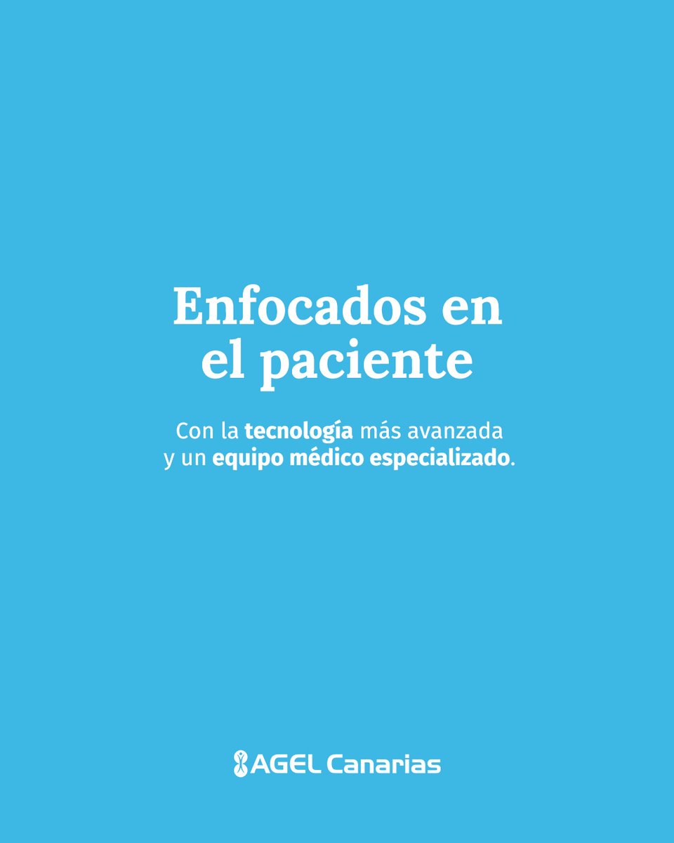 AGEL_Canarias's tweet photo. ¿Ansiedad por no saber qué te pasa o a dónde ir? En AGEL Canarias eliminamos la incertidumbre 🏥

Ofrecemos Medicina de Alta Resolución:
✅ Equipo cercano
✅ Tecnología avanzada
✅ Diagnóstico y tratamiento en el mismo lugar, ¡sin esperas!

#AGELCanarias #AltaResolución https://t.co/aX7RzhTBQG