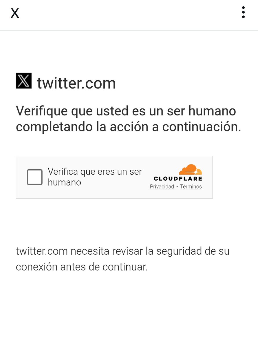 ApawkiCastro's tweet image. Alguien puede explicarme esto?
- Verifique que usted es un ser humano
- Tu cuenta ha sido bloqueada, porque se detecta actividad sospechosa
- Superar un desafío
He superado el desafío, soy un ser humano 🫣

Pasa esto para reducir el alcance y visibilidad en X o por qué?