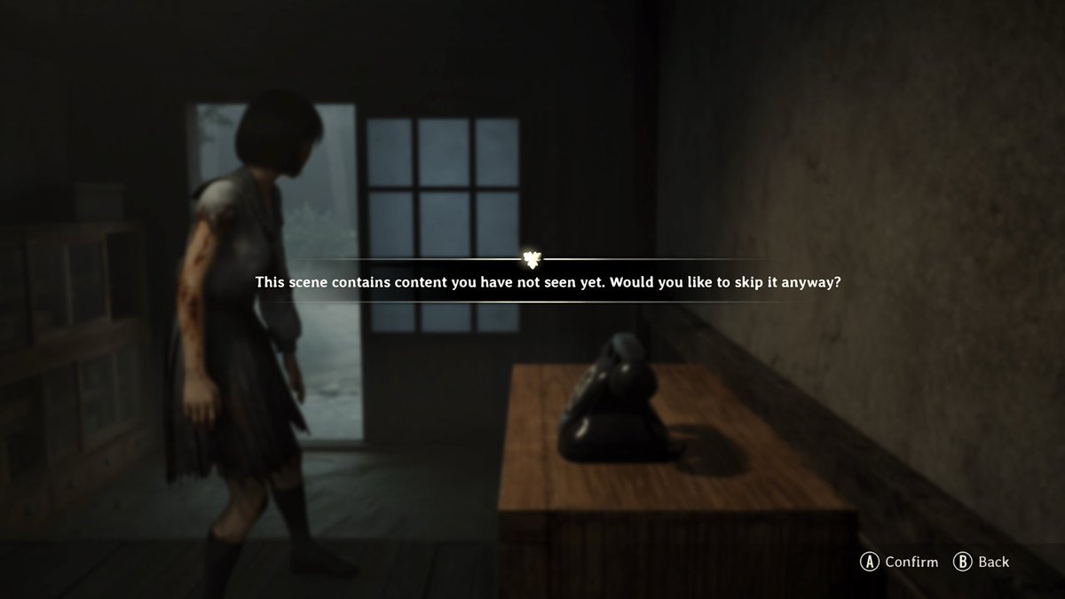 Great NG+ feature in Silent Hill f

Warns you if you try to skip a cutscene you haven’t seen before so you don’t accidentally miss any new footage

This game is so good🏆