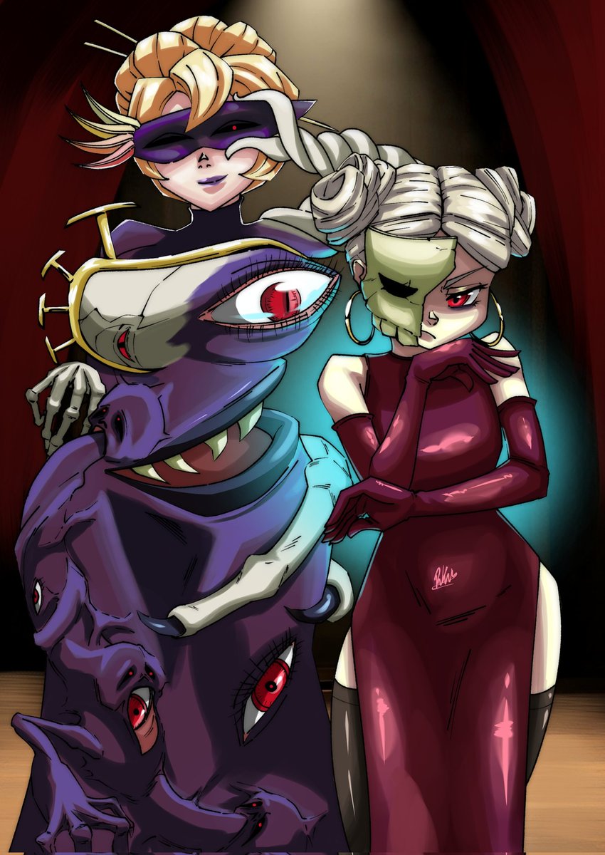 rodir_kw's tweet photo. Mi aporte para el #SkullgirlsHalloween2025 🎃

Es el dibujo que más me costó pero que más disfruté hacer, espero les guste tanto como a mí, MUCHA SUERTE A TODOS! 🙏🏻💖

#Skullgirls #MarieKorbel #Double #SkullgirlsFanart #Fanart #DigitalArt #DigitalDrawing https://t.co/oOeJlHJ9U8