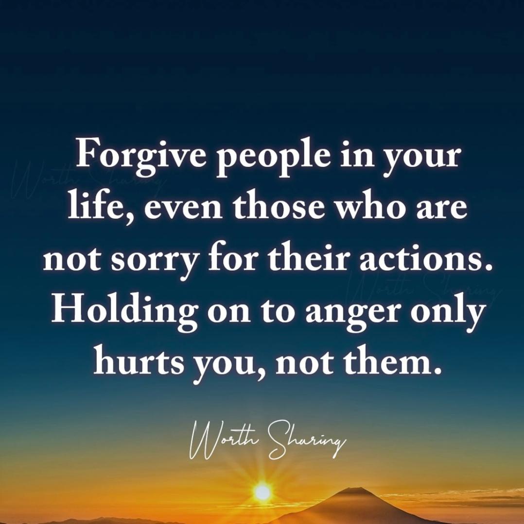 Forgiveness is that one gift we gift others with that keeps us free of mental baggages!