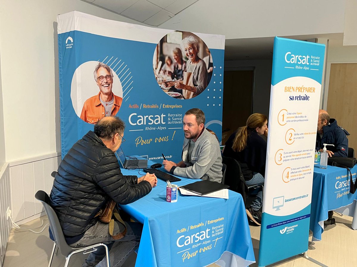 Carsat_RA's tweet photo. Retour sur le Forum des Transfrontaliers à Cernex 🇨🇭
 
Un événement unique proposé par la @Carsat_RA, pour permettre aux frontaliers de rencontrer, en un seul lieu, l’ensemble des opérateurs de leur protection sociale. 🤝

👏 Merci aux 61 participants et aux partenaires ! https://t.co/Oa8QtWed8v
