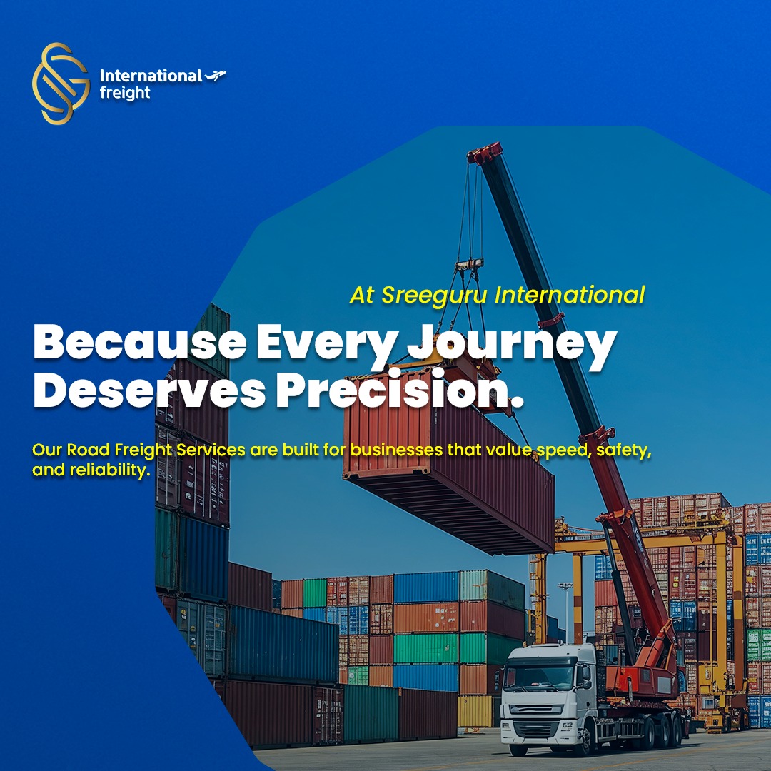 sreeguruin88891's tweet image. Driving businesses ahead with trust and precision.
Because at Sreeguru International Freight, logistics isn’t just movement — it’s commitment.
#SreeguruInternationalFreight
#FreightForwarding
#RoadFreight
#cargomovement