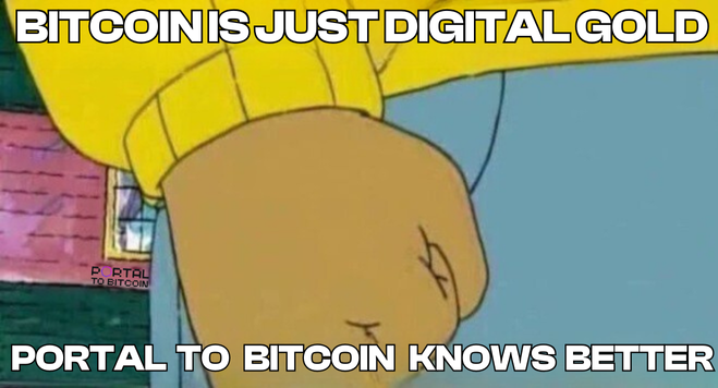 PortaltoBitcoin's tweet photo. GM They say "Bitcoin is just digital gold"

We know better.

Portal to Bitcoin unlocks the next level.

▪️Trustless,
▪️Secure
▪️Unstoppable https://t.co/nH4icpMoGr