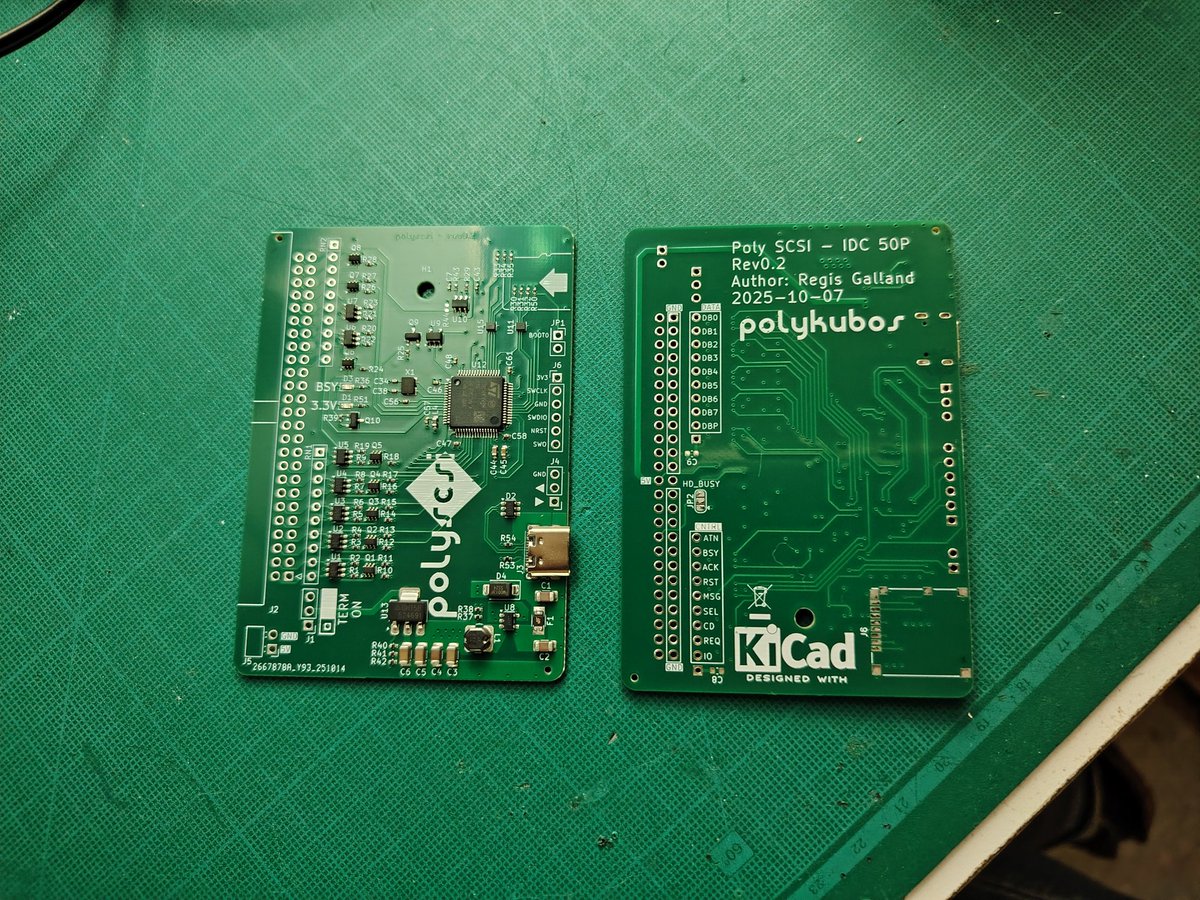 GallandRegis's tweet image. Dernier prototype pour mon émulateur de disque SCSI. Je pense que le produit final n&apos;est plus très loin. #retropc #retrogaming