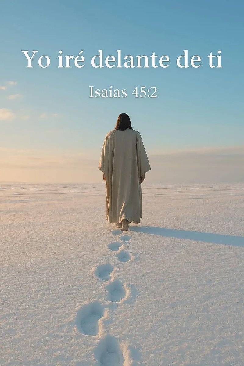 Buen día mundo.. Dios va delante de ti.