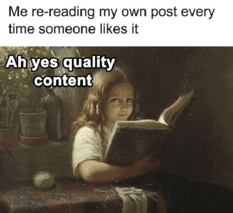 jenndotexe's tweet image. When you realize you've successfully trained your audience to accept the bare minimum... and they're loving it. 😅 #LowStandards #Oops #TheBarIsInTheGround #Relatable