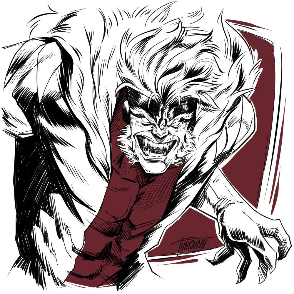 TunDjevel's tweet photo. It's been 3 weeks of everyday drawing 🔥#xmeninktober2025

#xmen #Wolverine #sabretooth #deathbird https://t.co/zghJCYmJBl