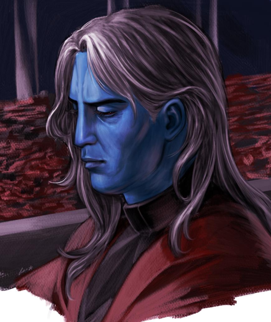 shtafelaj's tweet image. Peepaw
Art I made for @noitscharlie post canon au ♡
#thrawn