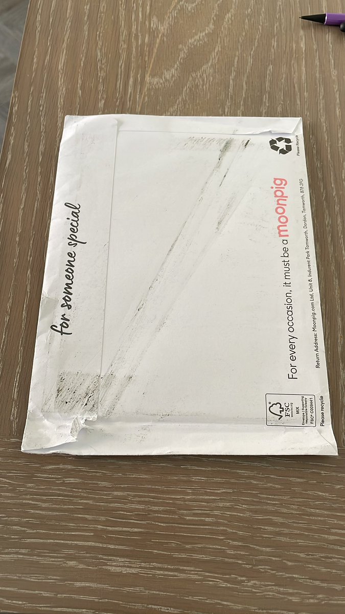 macca75's tweet photo. Good to know our post is in good hands 😠thanks  @RoyalMail 

Only positive, it arrived. https://t.co/0BNagbjvcL
