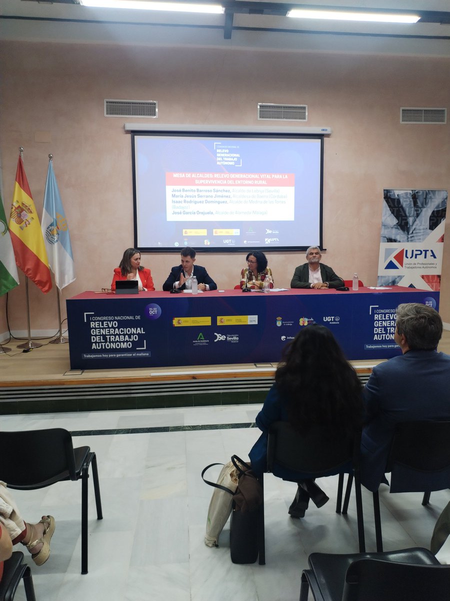 La Mesa de Alcaldes:" Relevo Generacional vital para la supervivencia del entorno rural" continúa con la intervención de Isaac Rodríguez, alcalde de Medina de las Torres 

Congreso Nacional de Relevo Generacional del Trabajo Autónomo 

<a href="/EDUARDOABADSABA/">Presidente UPTA España</a>