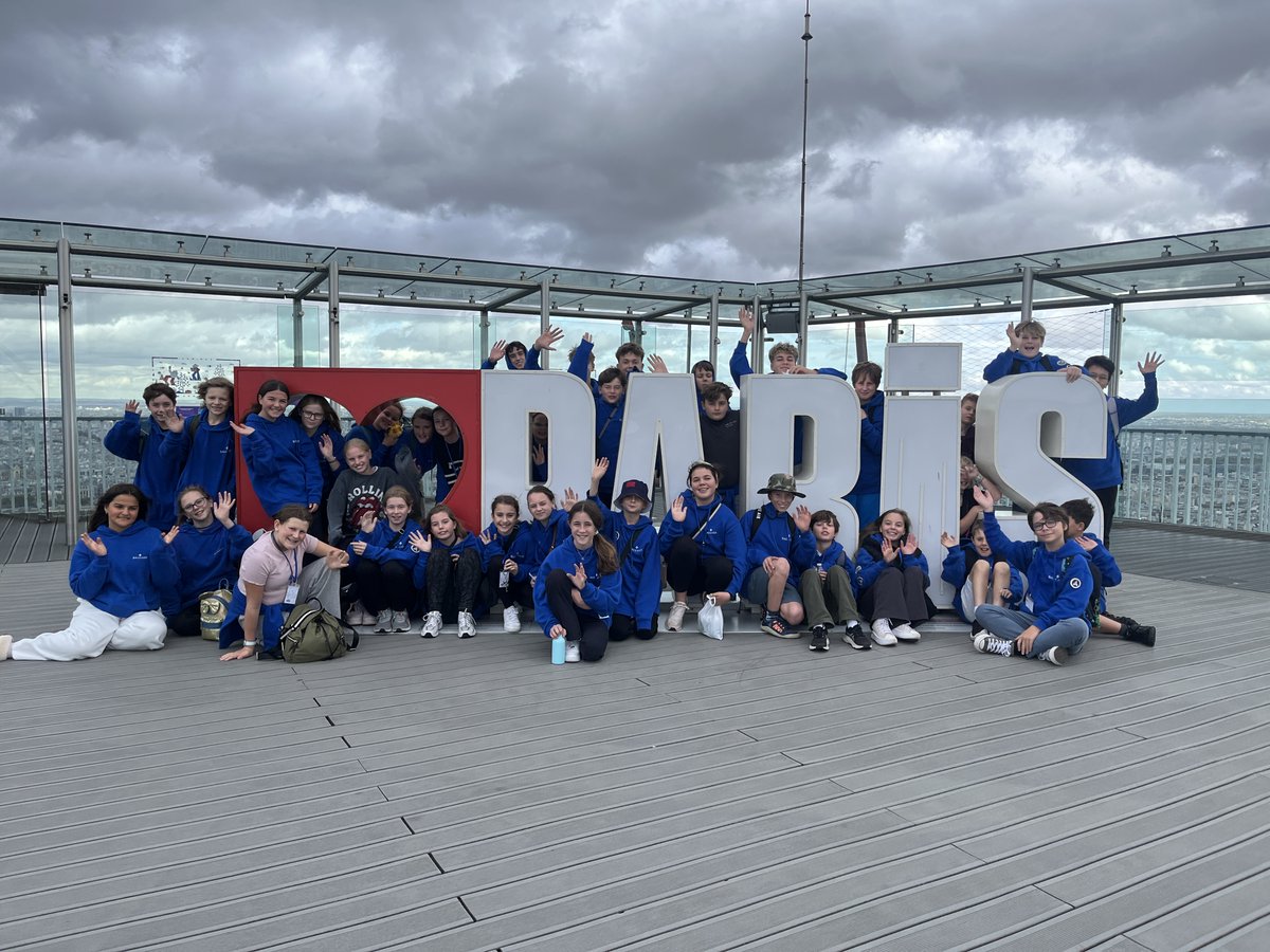 BallardSchool's tweet photo. More postcards from Paris.

Yesterday pupils visited Stade de France and took in breathtaking views from the Montparnasse Observatory - the perfect place to take in incredible panoramic views of the Eiffel Tower and all the other iconic Parisian monuments.

#SchoolTrip https://t.co/wCyQfeb69E