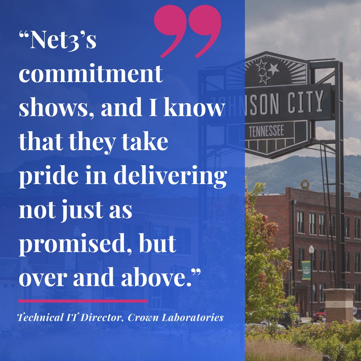 N3TTech's tweet image. At Net3, we take customer support very seriously which is why we have customer feedback like this!

#CloudConfident #CustomerSupport #CloudServices #backup #IaaS #DisasterRecoveryServices #cybersecurity