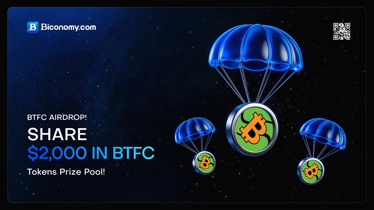 BiconomyCom's tweet image. 🚀 Share $2,000 in $BTFC Airdrop, Enjoy Welfare from #BitcoinFuture! 🚀

To thank all Biconomy.com &amp;amp; @BitcoinF81824 global users for your long-term support and celebrate the listing of #BTFC, we are giving away $2,000 BTFC to share with #airdrop participants!💎