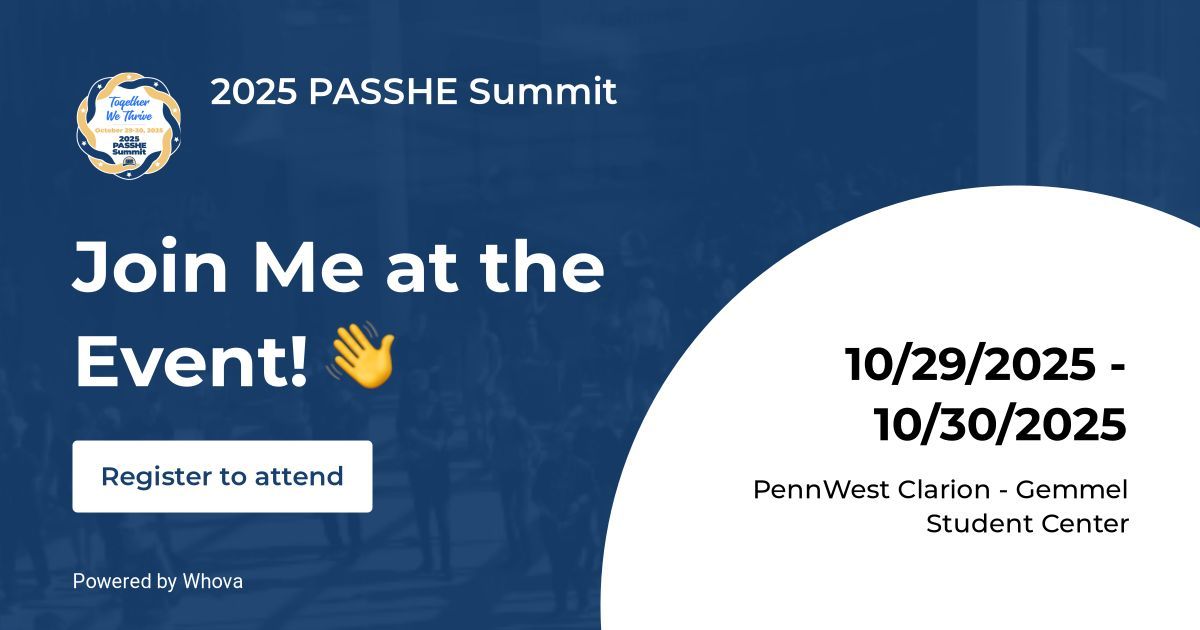 Looking forward to presenting!