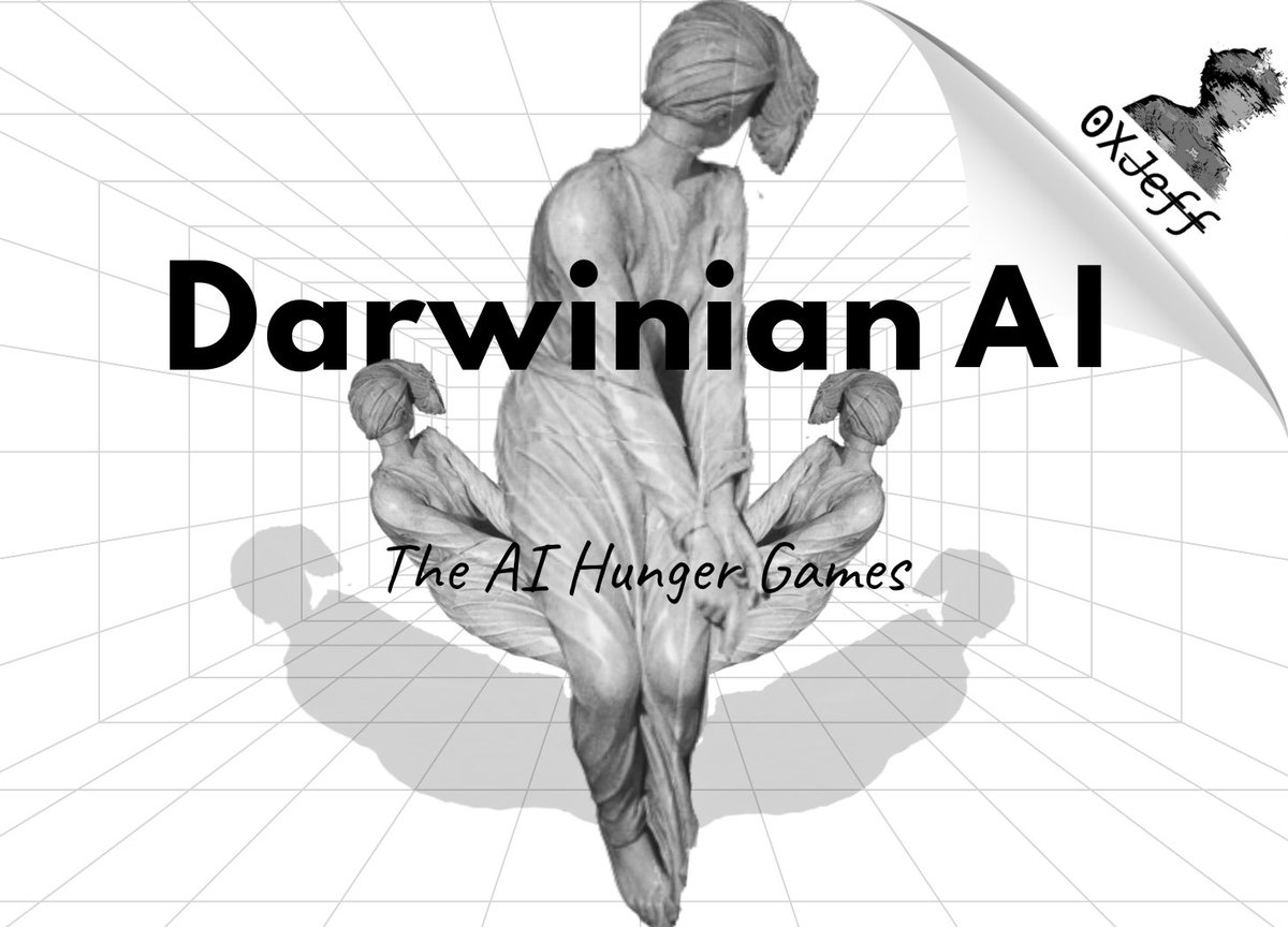 Darwinian AI The AI Hunger Games illustration