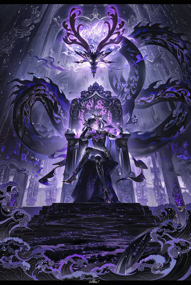 Alens_1's tweet image. 今汐（黒潮）
#Jinhsi #WutheringWaves #鳴潮 #今汐