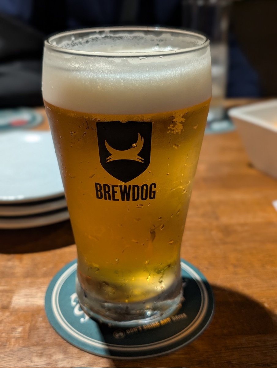 びーる！おいしいね！
麦の味がするよ！
あと芽キャベツおいしいね！