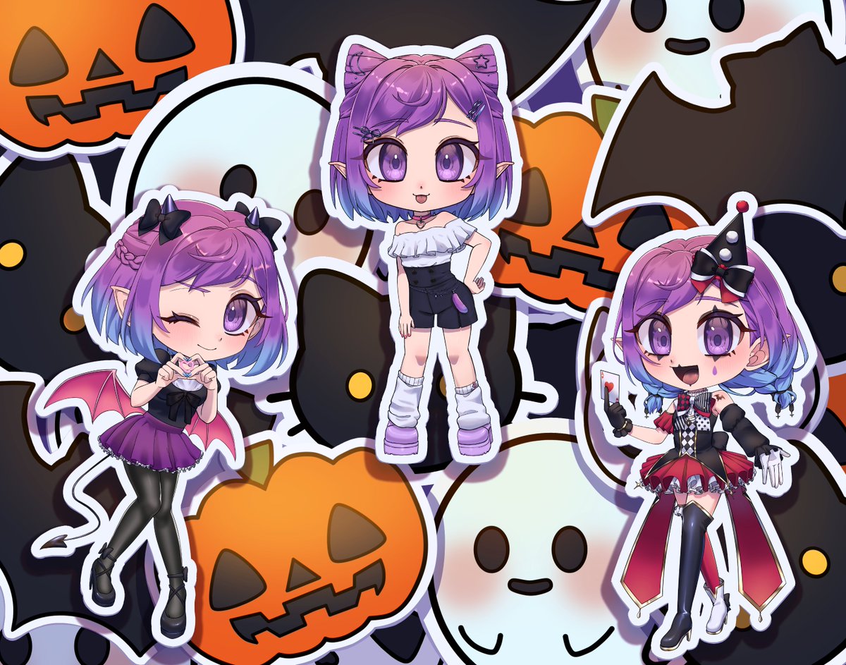 🦇💜CuppyCakiee💜🦇【VIRTULANTES】 (@cuppycakiee) on Twitter photo 🎃 Trick or Treat? 🎃
Which one is your fave??
🎨 - @/sinozaki_mion 🎃 Trick or Treat? 🎃
Which one is your fave??
🎨 - @/sinozaki_mion