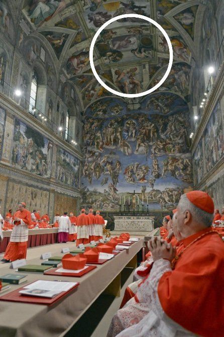 AlphaPrimeA's tweet image. Miguel Ángel NO quería pintar el techo de la Capilla Sixtina…
LO OBLIGARON.
Y lo que dejó ahí arriba NO eran escenas religiosas comunes.
Eran mensajes SECRETOS,Ocultos,Peligrosos.
Y quizás por eso hoy, más de 500 AÑOS después, sigan OCULTAS a simple vista.🧵