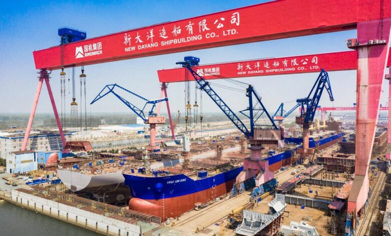 themaritimenet's tweet image. You can tell that the shipbuilding landscape has changed when 98.5% of all new container vessel orders end up in Chinese, Korean, and Japanese yards. Large orders, large ships, and large stories. 
hashtag
#shipbuilding #ships #maritime