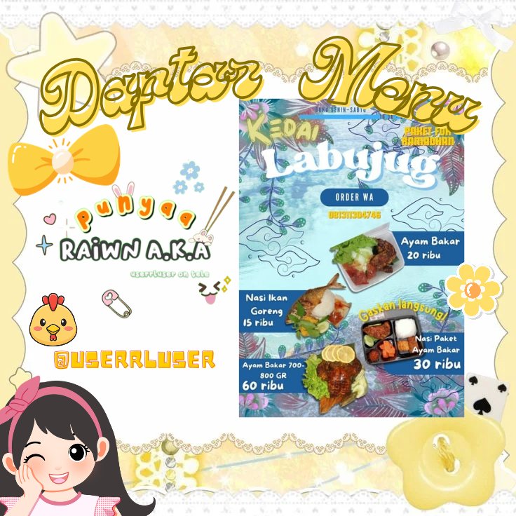 ࣪. ۫𐀪𐀪٠ ֶָ֢་ guys, aku ada mamwu nawarin jasa desaign. ada poster, infografis, thumbnail, banner, &amp; id card. | canva only yaa. salah satu contoh catalogue nya kaya gini 👇🏻💌🫶🏻

if u need, contact me: 081770401094 [ Whatsapp ] &amp; @userrluser [ Telegram ]

#zonauang