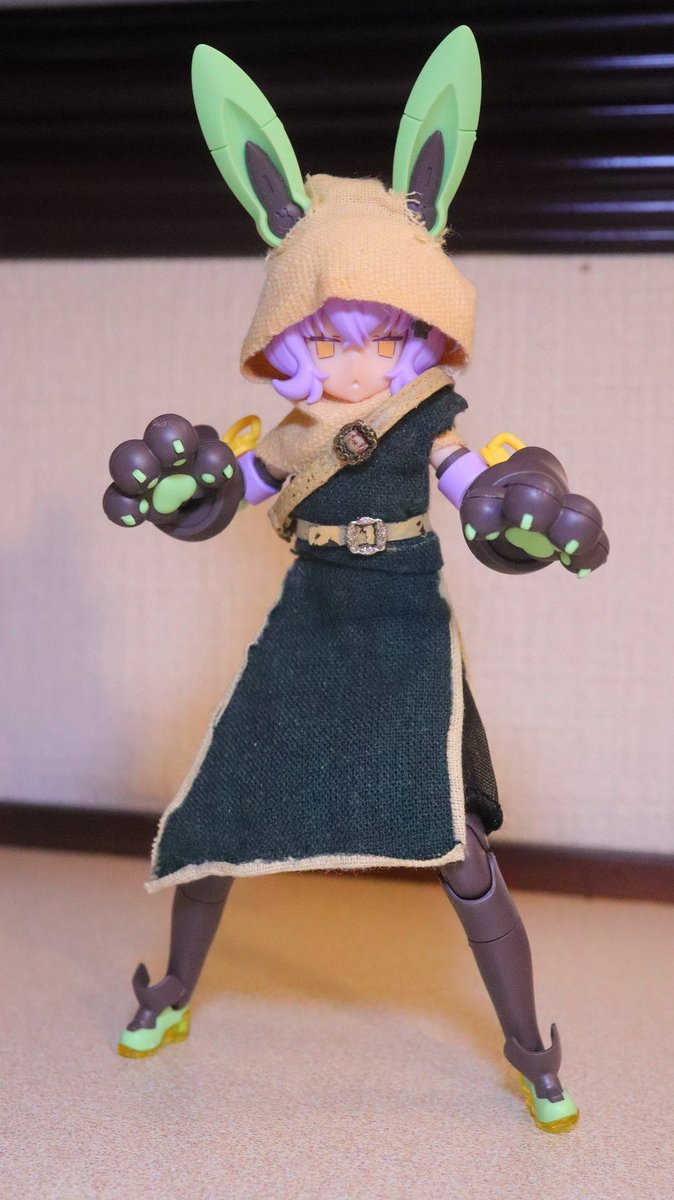 フード作り直した
と思ったらベルトボロボロで泣いた😭